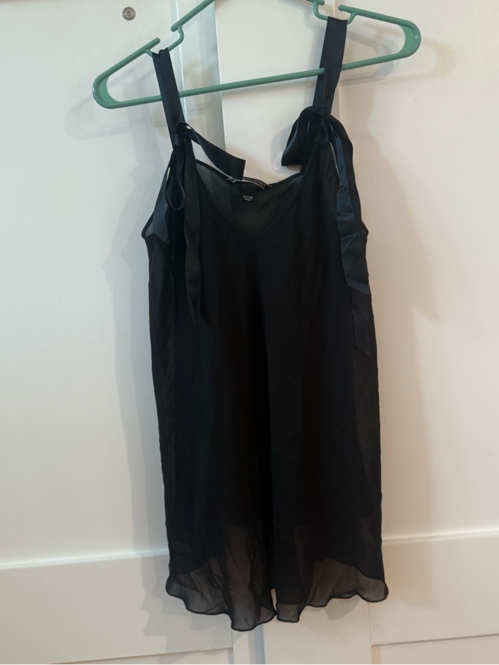 Victorias Secret Sheer Babydoll Ribbon Lingerie Dress Size Medium